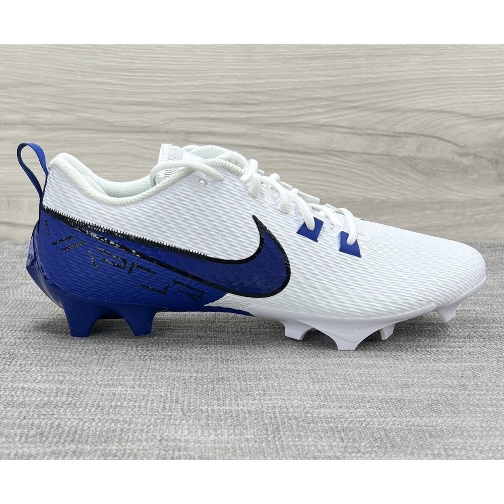 Nike Vapor Edge Speed 360 2 White Blue Football Cleats nby FN7764-114 Mens 13.5